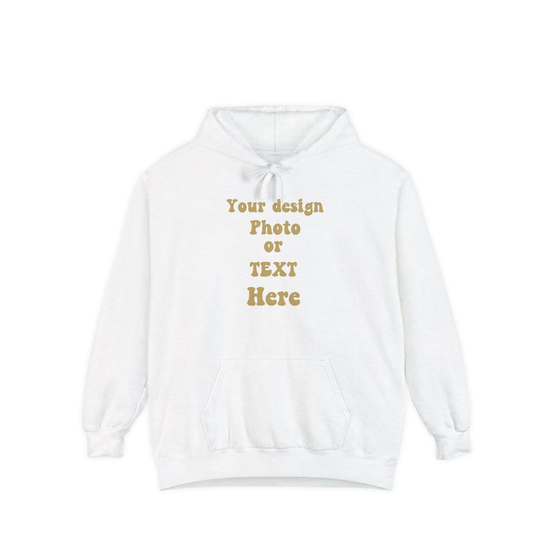 Luxury Hoodie - Personalize with Your Design, Photo, or Text | Greatest Comfort Hoodie Printify White S