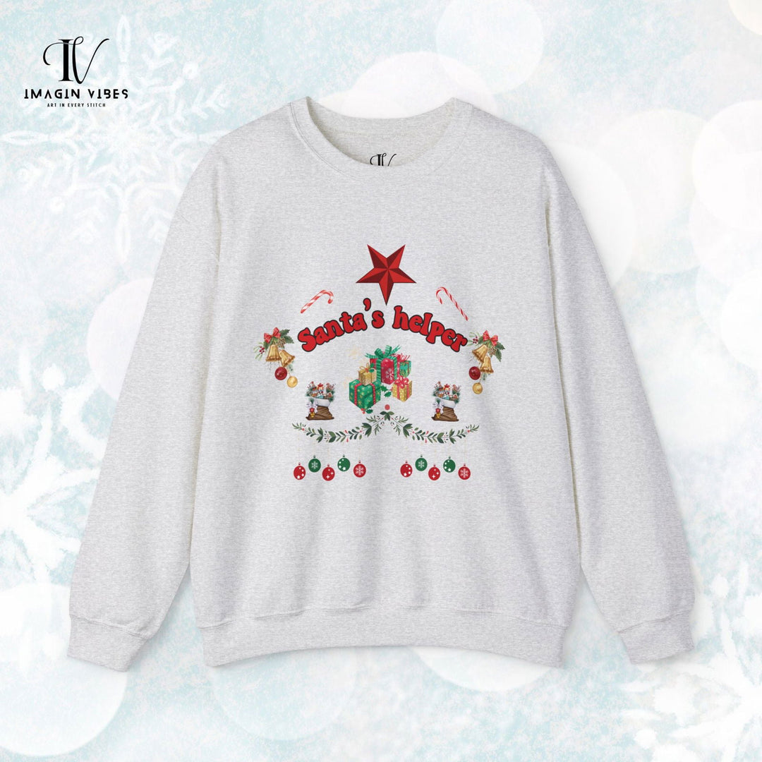 Matching Family Christmas Cheer: Santa's Helper Sweatshirt - Imagin Vibes - 