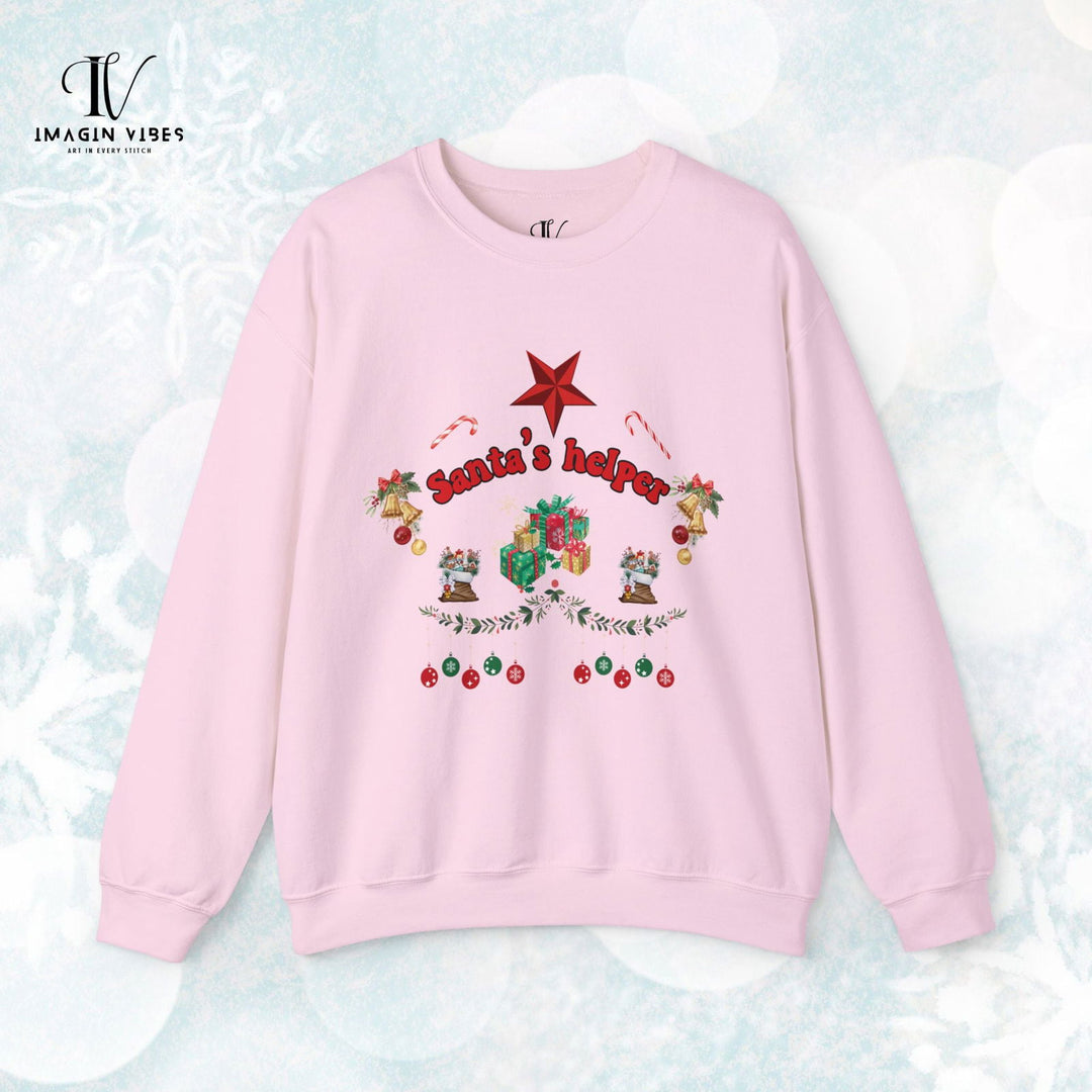 Matching Family Christmas Cheer: Santa's Helper Sweatshirt - Imagin Vibes - 