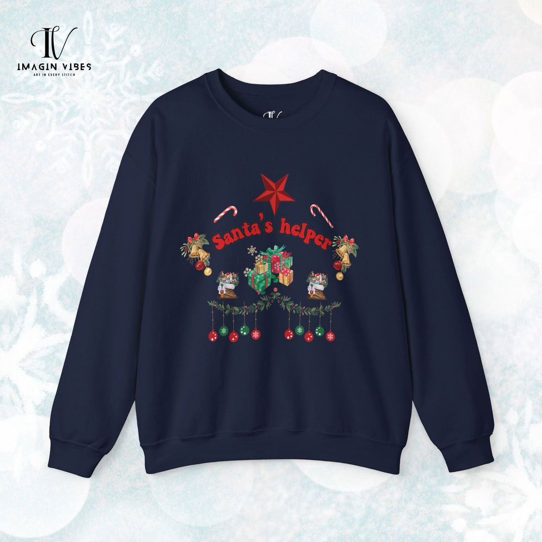 Matching Family Christmas Cheer: Santa's Helper Sweatshirt - Imagin Vibes - 