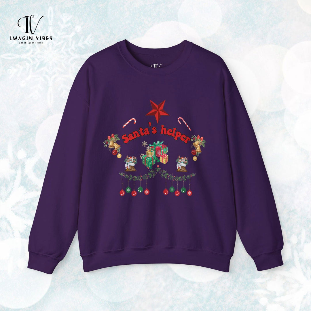 Matching Family Christmas Cheer: Santa's Helper Sweatshirt - Imagin Vibes - 