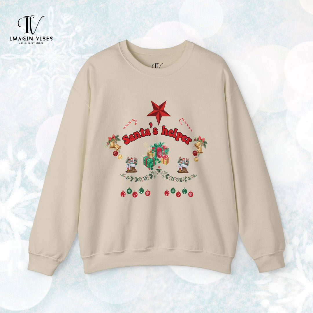 Matching Family Christmas Cheer: Santa's Helper Sweatshirt - Imagin Vibes - 