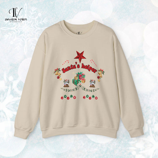 Matching Family Christmas Cheer: Santa's Helper Sweatshirt - Imagin Vibes - 