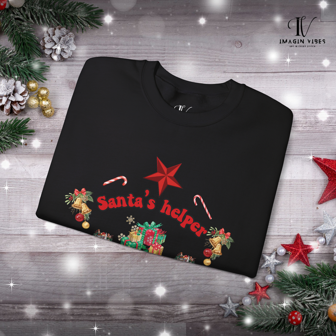 Matching Family Christmas Cheer: Santa's Helper Sweatshirt - Imagin Vibes - 