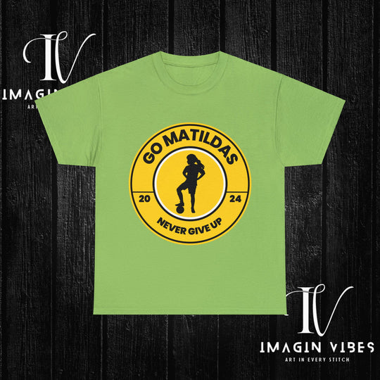 Matildas Mania: Women's Soccer Tee T-Shirt Printify Lime S