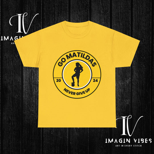 Matildas Mania: Women's Soccer Tee T-Shirt Printify Daisy S