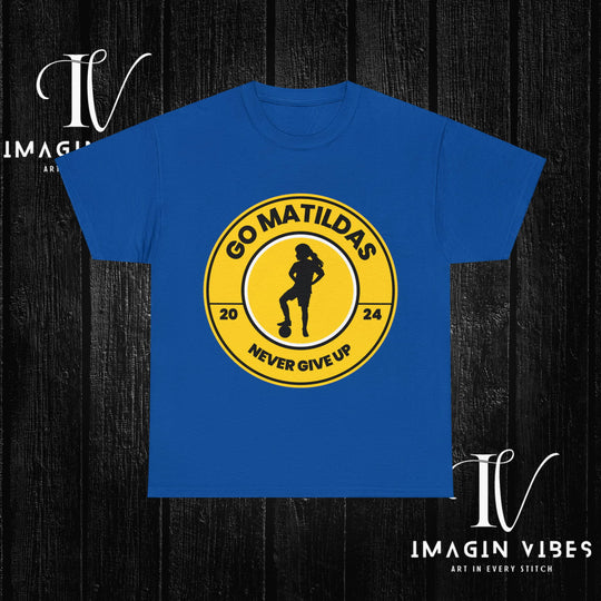 Matildas Mania: Women's Soccer Tee T-Shirt Printify Royal S