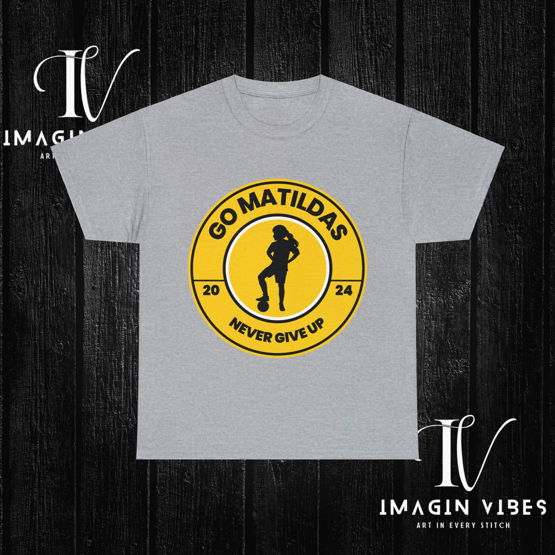 Matildas Mania: Women's Soccer Tee T-Shirt Printify Sport Grey S