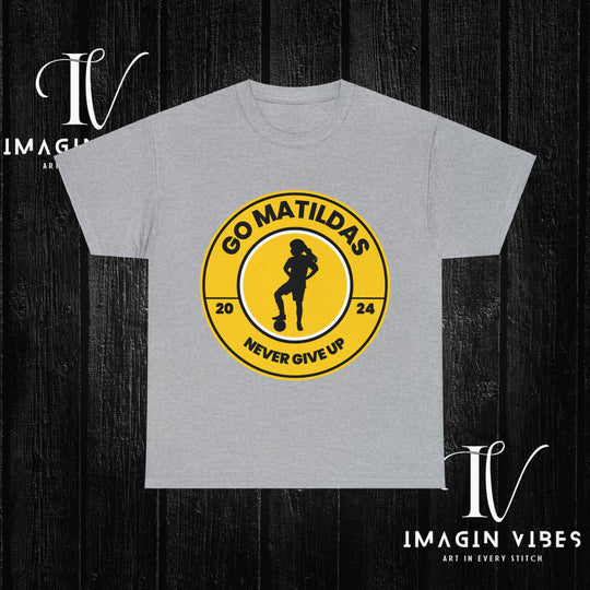 Matildas Mania: Women's Soccer Tee T-Shirt Printify Sport Grey S