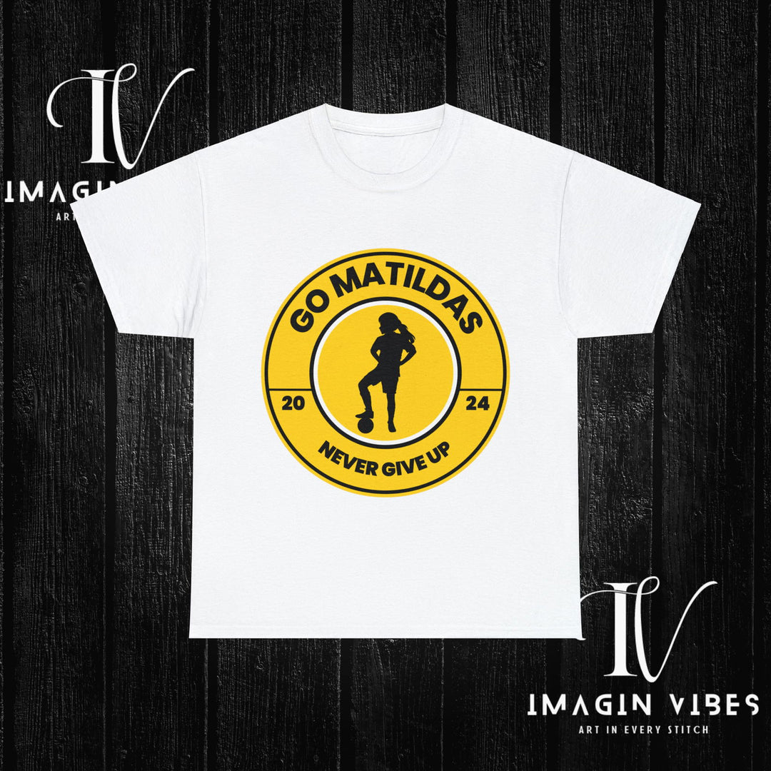 Matildas Mania: Women's Soccer Tee T-Shirt Printify White S