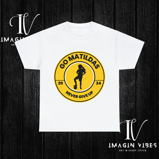 Matildas Mania: Women's Soccer Tee T-Shirt Printify White S