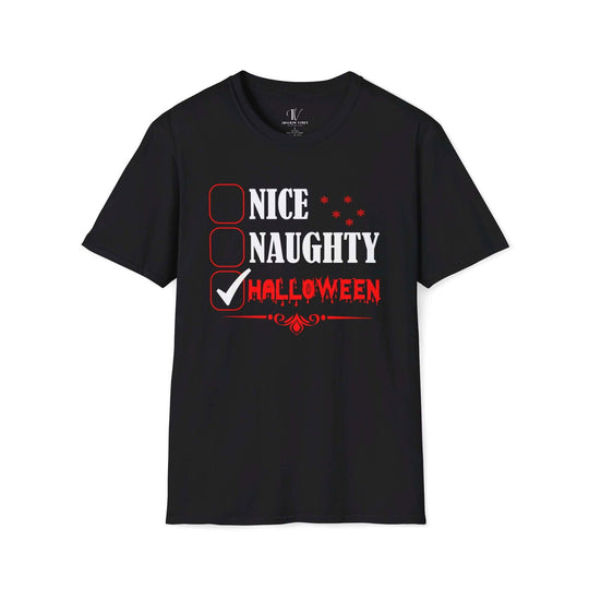 Funny Halloween Checklist Unisex T-Shirt T-Shirt Printify Black XS