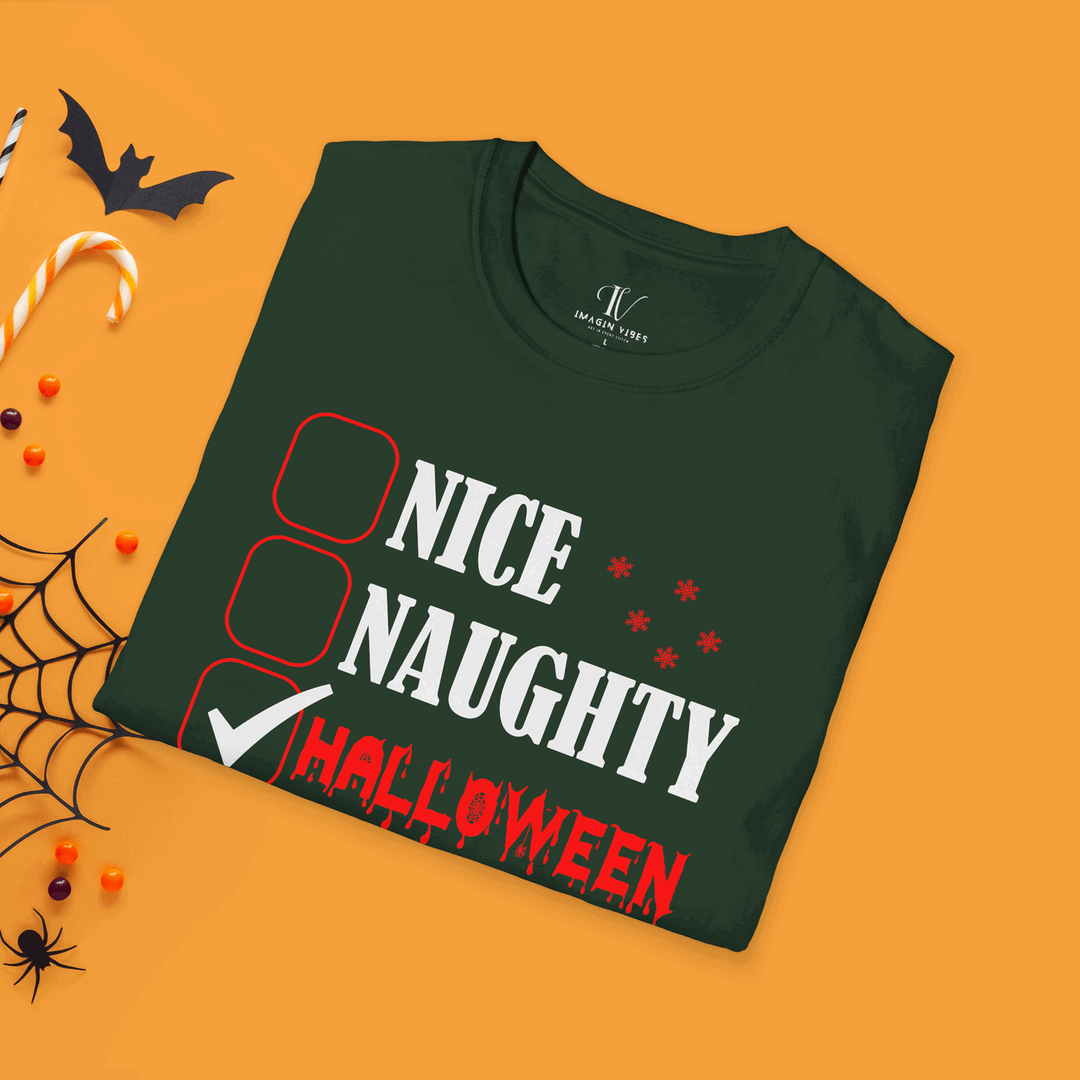 Funny Halloween Checklist Unisex T-Shirt T-Shirt Printify