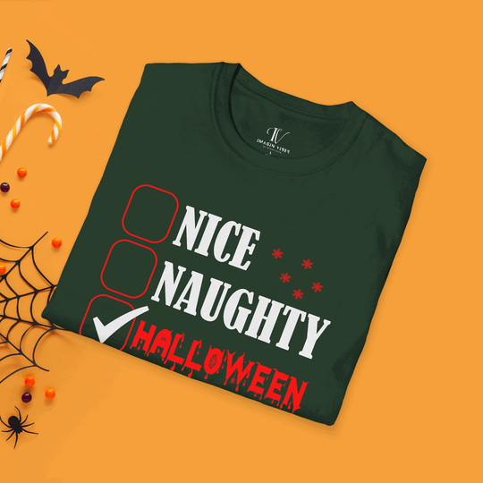 Funny Halloween Checklist Unisex T-Shirt T-Shirt Printify