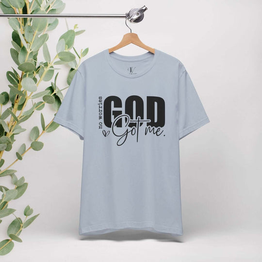 No Worries, God Got Me: Christian Faith T-Shirt - Imagin Vibes - 