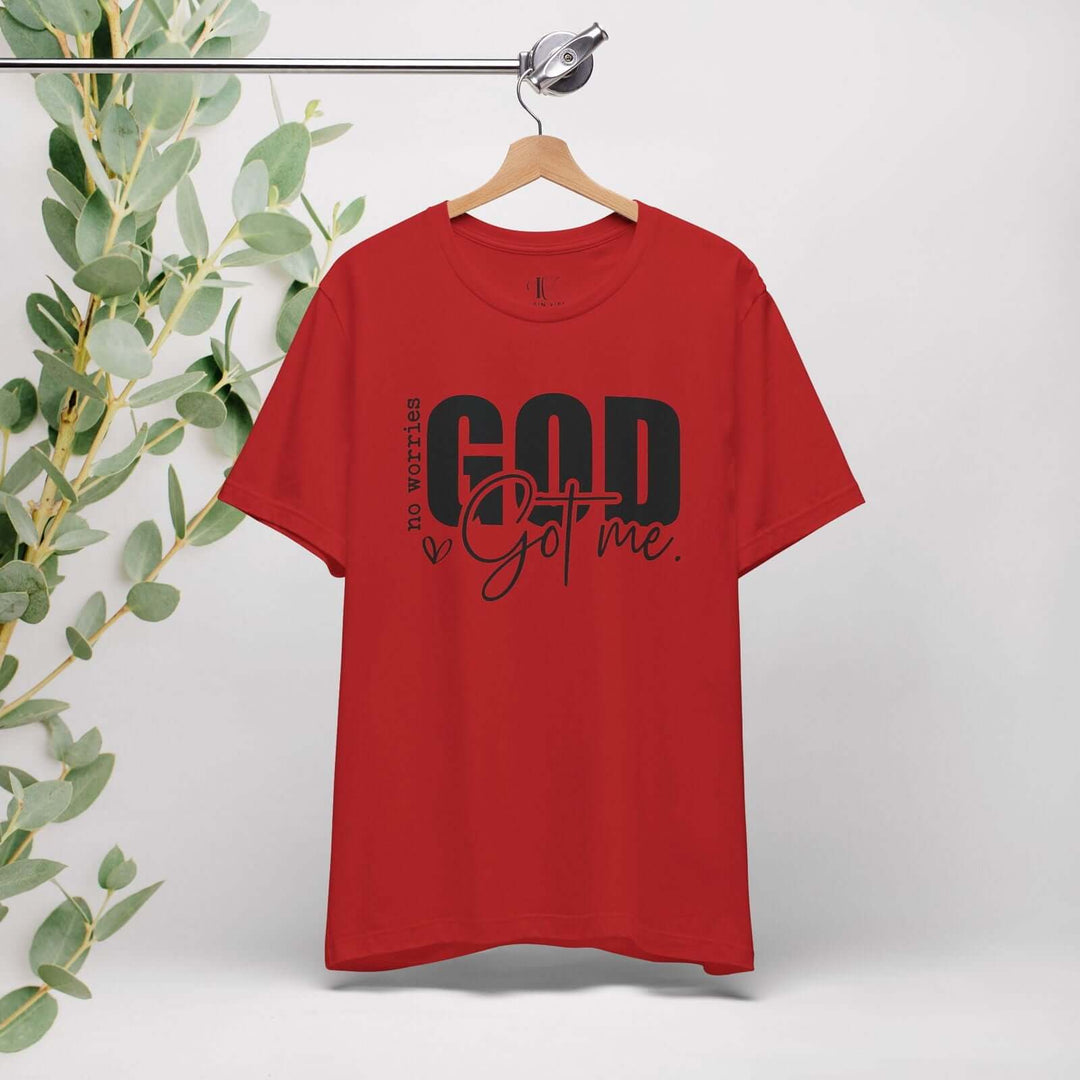 No Worries, God Got Me: Christian Faith T-Shirt - Imagin Vibes - 