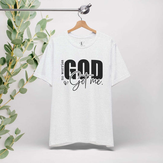 No Worries, God Got Me: Christian Faith T-Shirt - Imagin Vibes - 