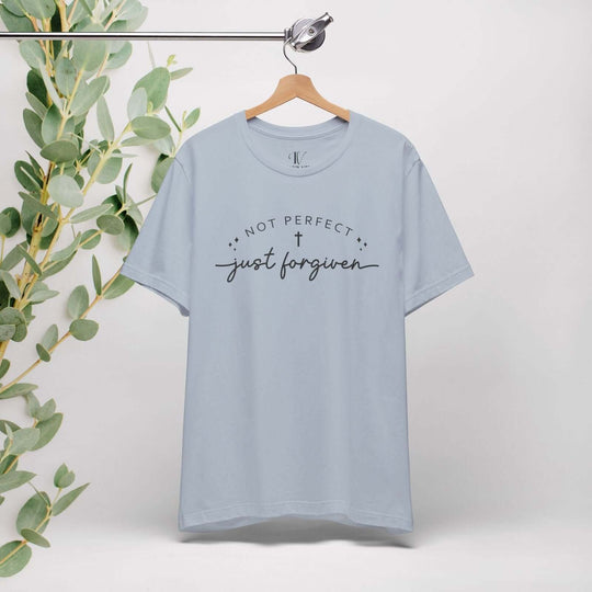 Not Perfect, Just Forgiven: Christian Faith T-Shirt - Imagin Vibes - 