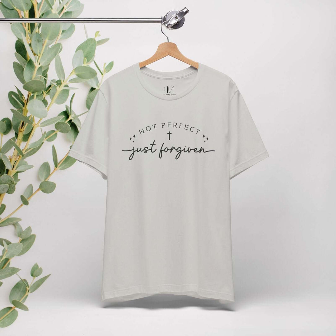 Not Perfect, Just Forgiven: Christian Faith T-Shirt - Imagin Vibes - 