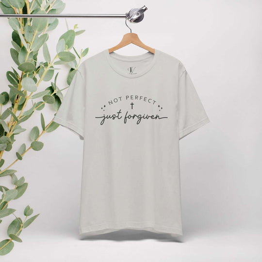 Not Perfect, Just Forgiven: Christian Faith T-Shirt - Imagin Vibes - 