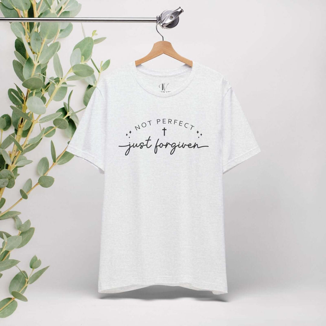 Not Perfect, Just Forgiven: Christian Faith T-Shirt - Imagin Vibes - 