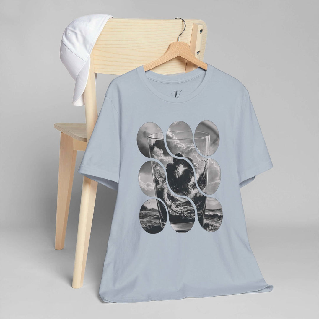 Ocean Love Story: Couples T-Shirt - "Ocean Embrace" - Imagin Vibes - 