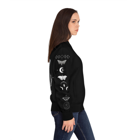 Bomber Jacket Celestial Moth 'Stay Magical'