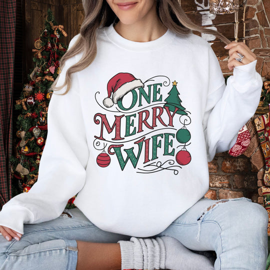 One Merry Wife Christmas Sweatshirt