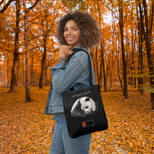 Panda Love Delivered: Personalized Panda Tote Bag - Imagin Vibes - 