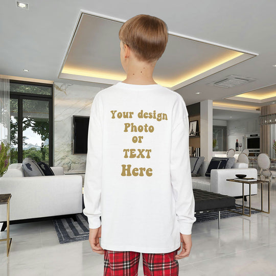 Personalized Holiday Pajamas: Text & Photo! Cozy Cotton Clothing Set Printify