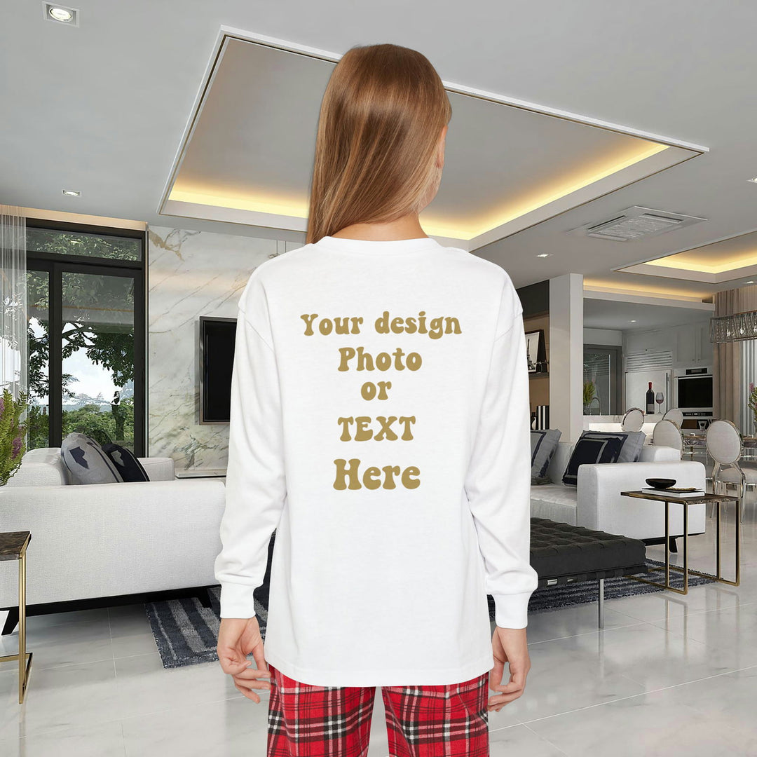 Personalized Holiday Pajamas: Text & Photo! Cozy Cotton Clothing Set Printify