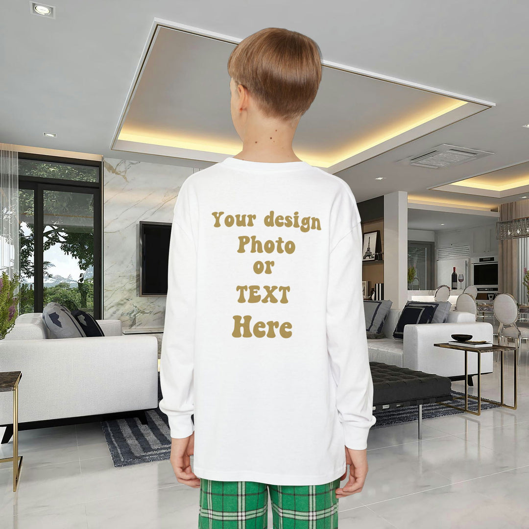 Personalized Holiday Pajamas: Text & Photo! Cozy Cotton Clothing Set Printify