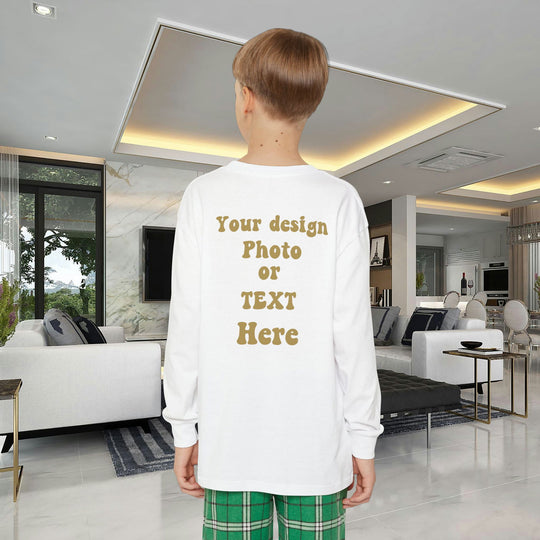 Personalized Holiday Pajamas: Text & Photo! Cozy Cotton Clothing Set Printify