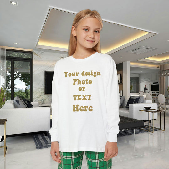 Personalized Holiday Pajamas: Text & Photo! Cozy Cotton Clothing Set Printify