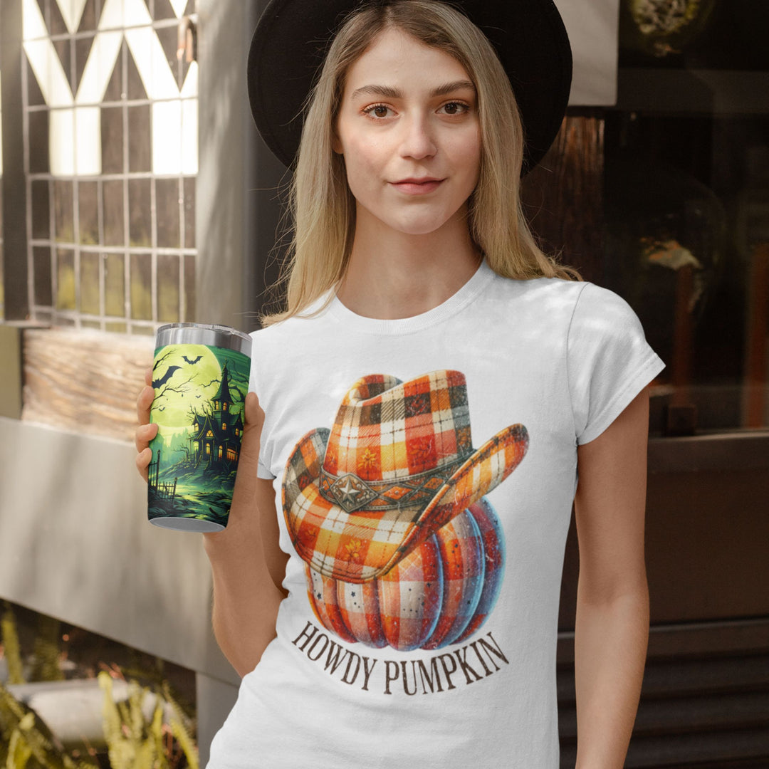 Plaid Pumpkin Tee
