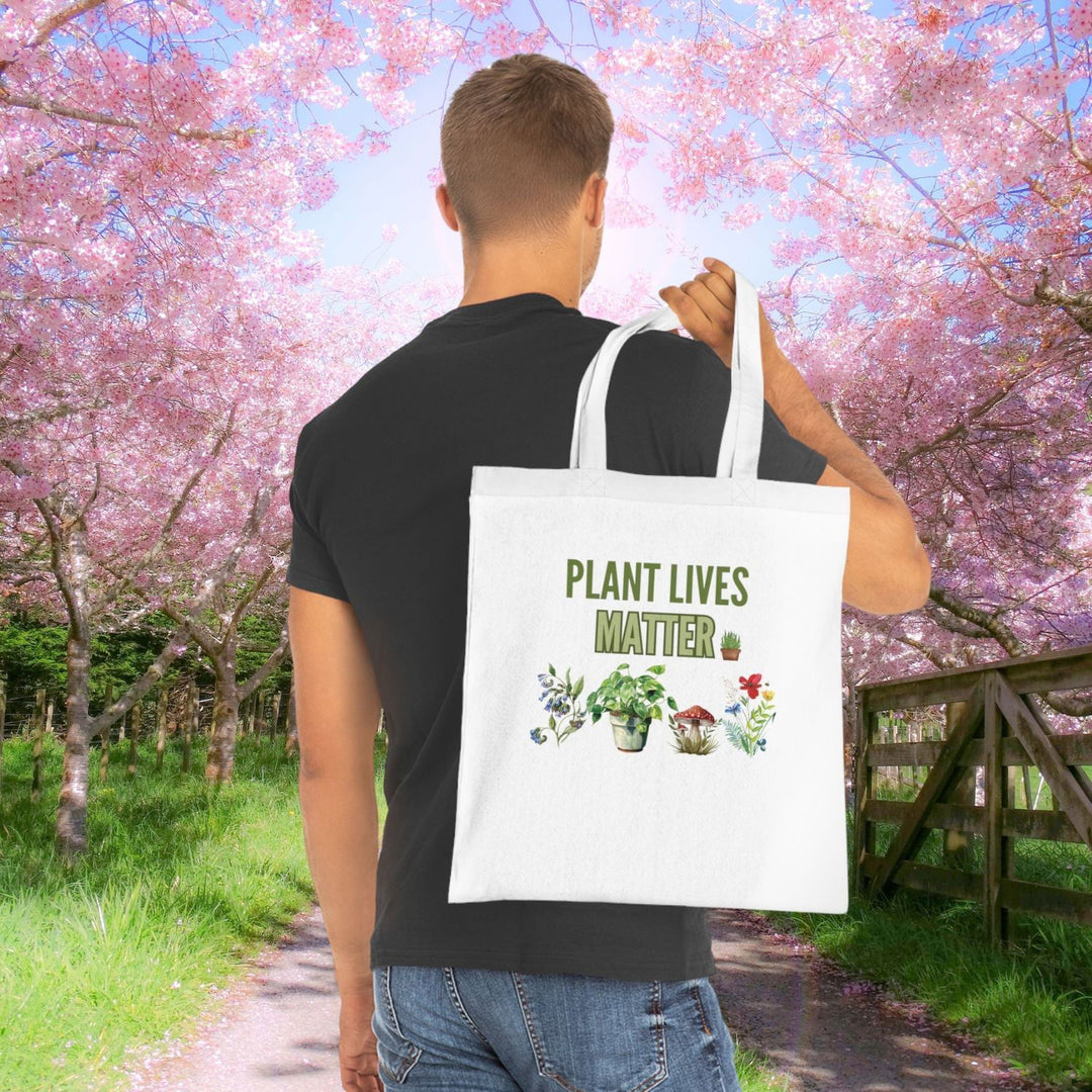 Plant Lady Tote Bag - "Plant Lives Matter" - Imagin Vibes - 