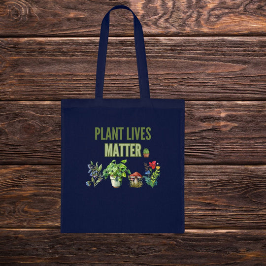 Plant Lady Tote Bag - "Plant Lives Matter" - Imagin Vibes - 