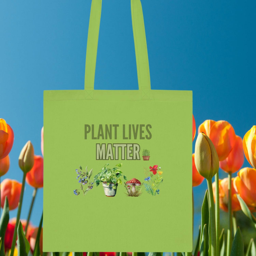 Plant Lady Tote Bag - "Plant Lives Matter" - Imagin Vibes - 