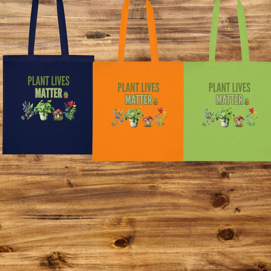 Plant Lady Tote Bag - "Plant Lives Matter" - Imagin Vibes - 