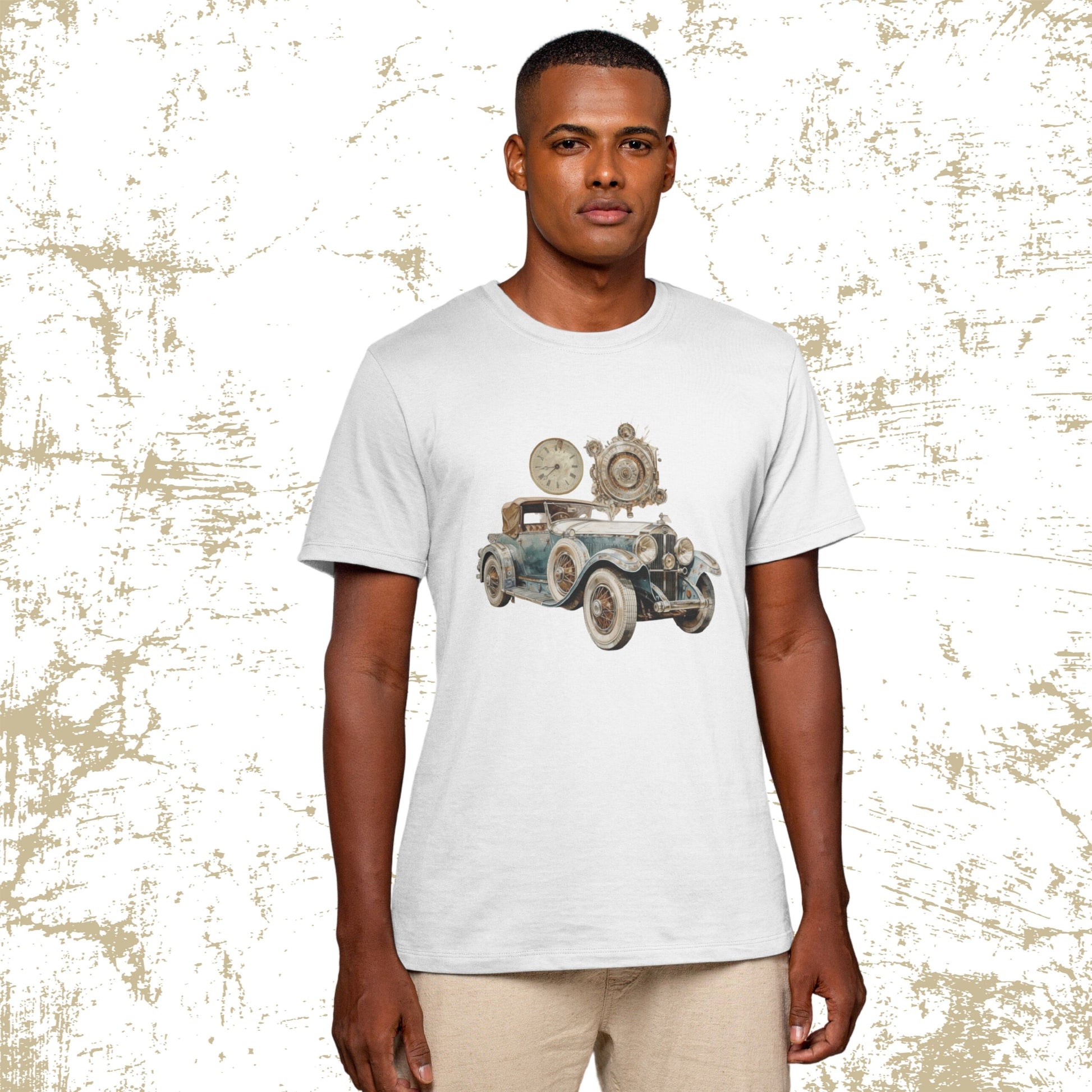 Vintage Car Enthusiast T-Shirt - Classic Wheels and Timeless Appeal T-Shirt   