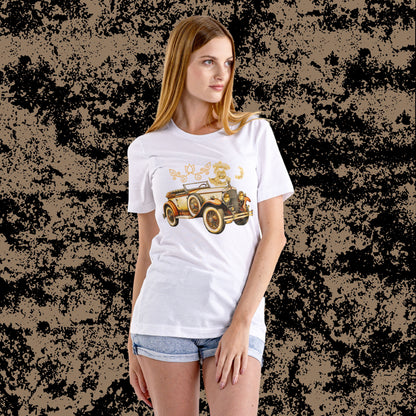 Vintage Car Enthusiast T-Shirt - Classic Wheels and Timeless Appeal for Automotive Enthusiast T-Shirt   