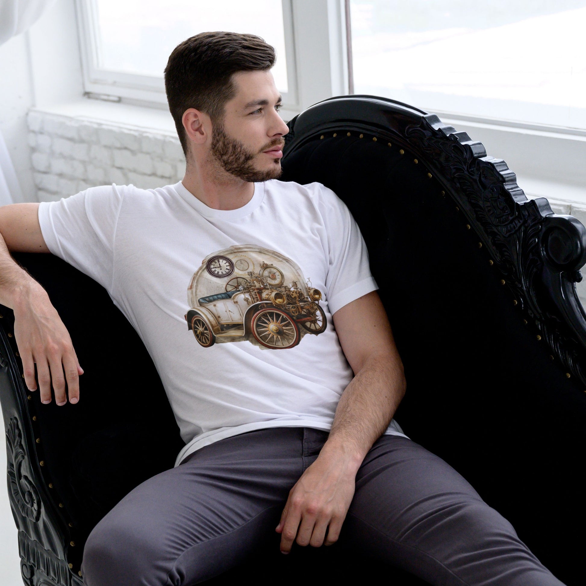 Ride in Style: Vintage Car Enthusiast T-Shirt with Classic Wheels and Timeless Appeal T-Shirt   