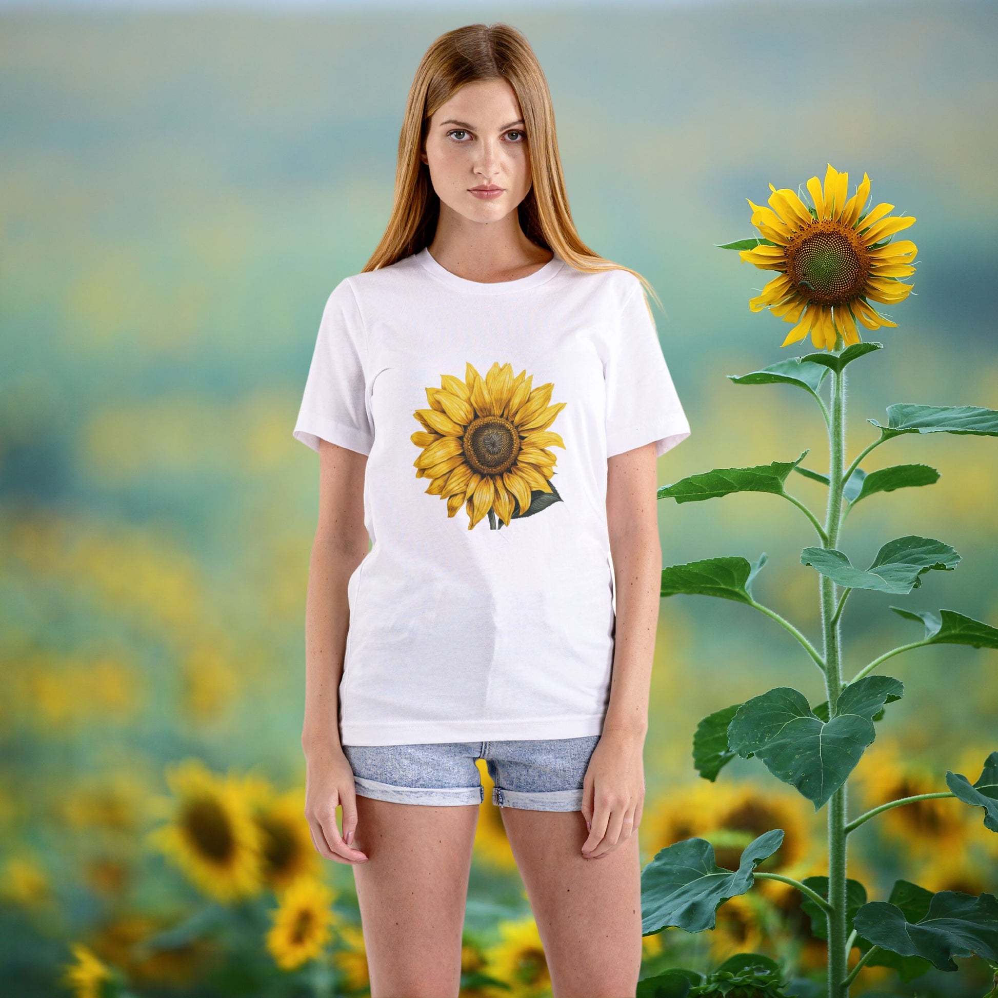 Sunflower Shirt Collection - Floral Tee, Garden Shirt, and Women's Fall Fashion Staples T-Shirt   
