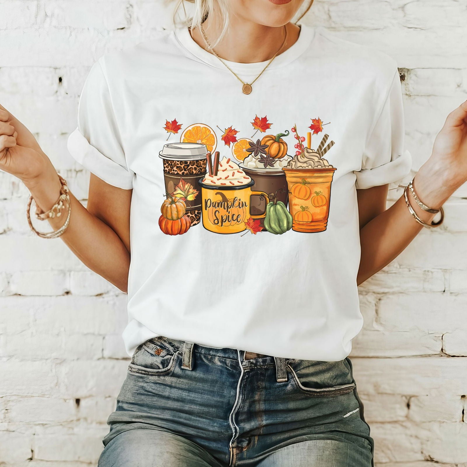 Pumpkin Spice Season T-Shirt - Imagin Vibes - 