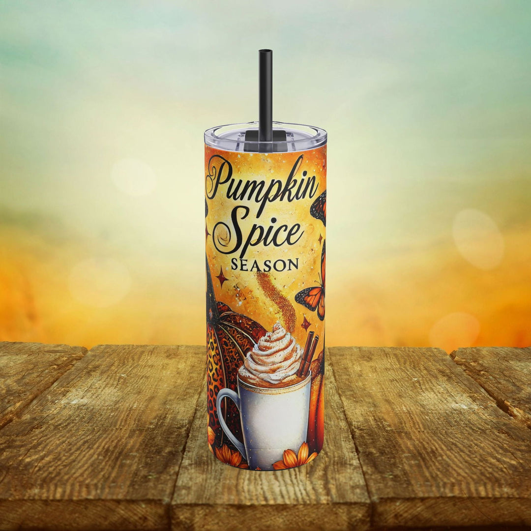 Pumpkin Spice Season Tumbler Mug Printify