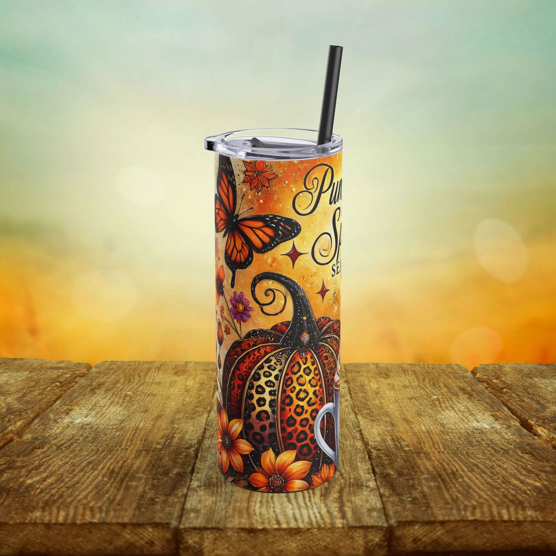 Pumpkin Spice Season Tumbler Mug Printify