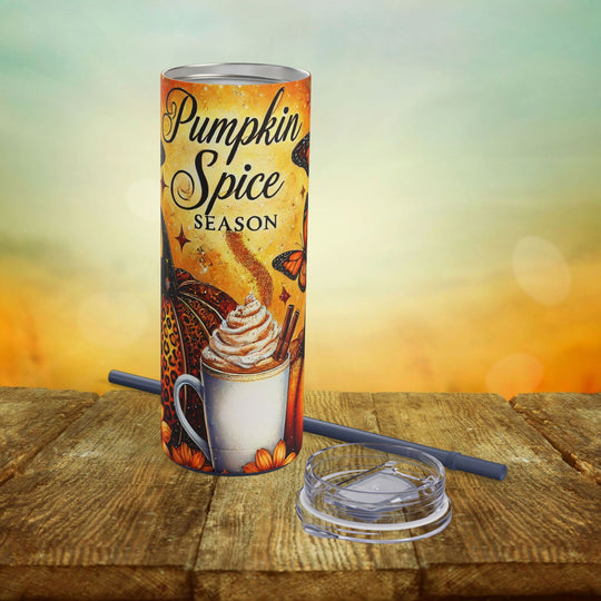 Pumpkin Spice Season Tumbler Mug Printify Indigo 20oz Matte