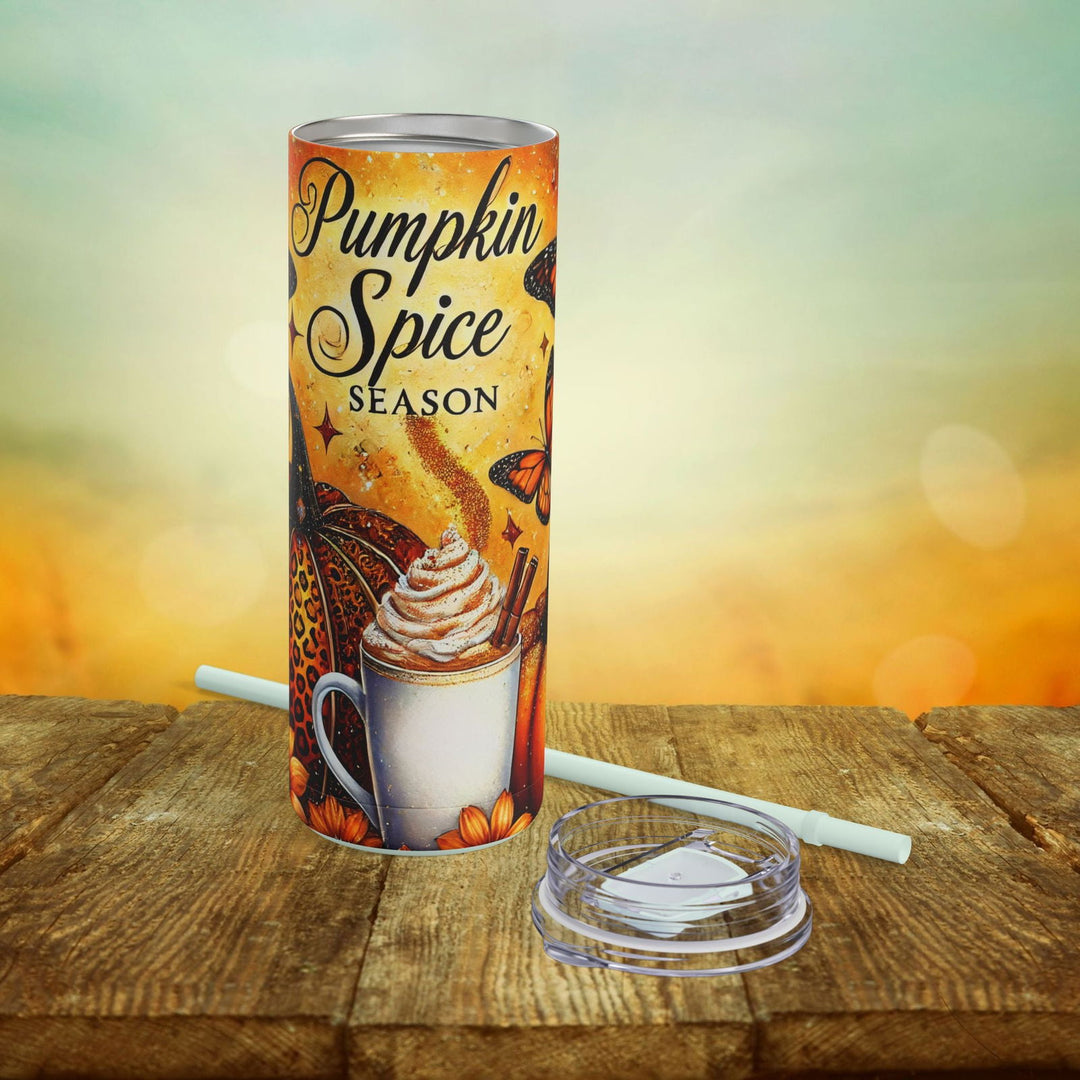 Pumpkin Spice Season Tumbler Mug Printify Seaglass 20oz Matte