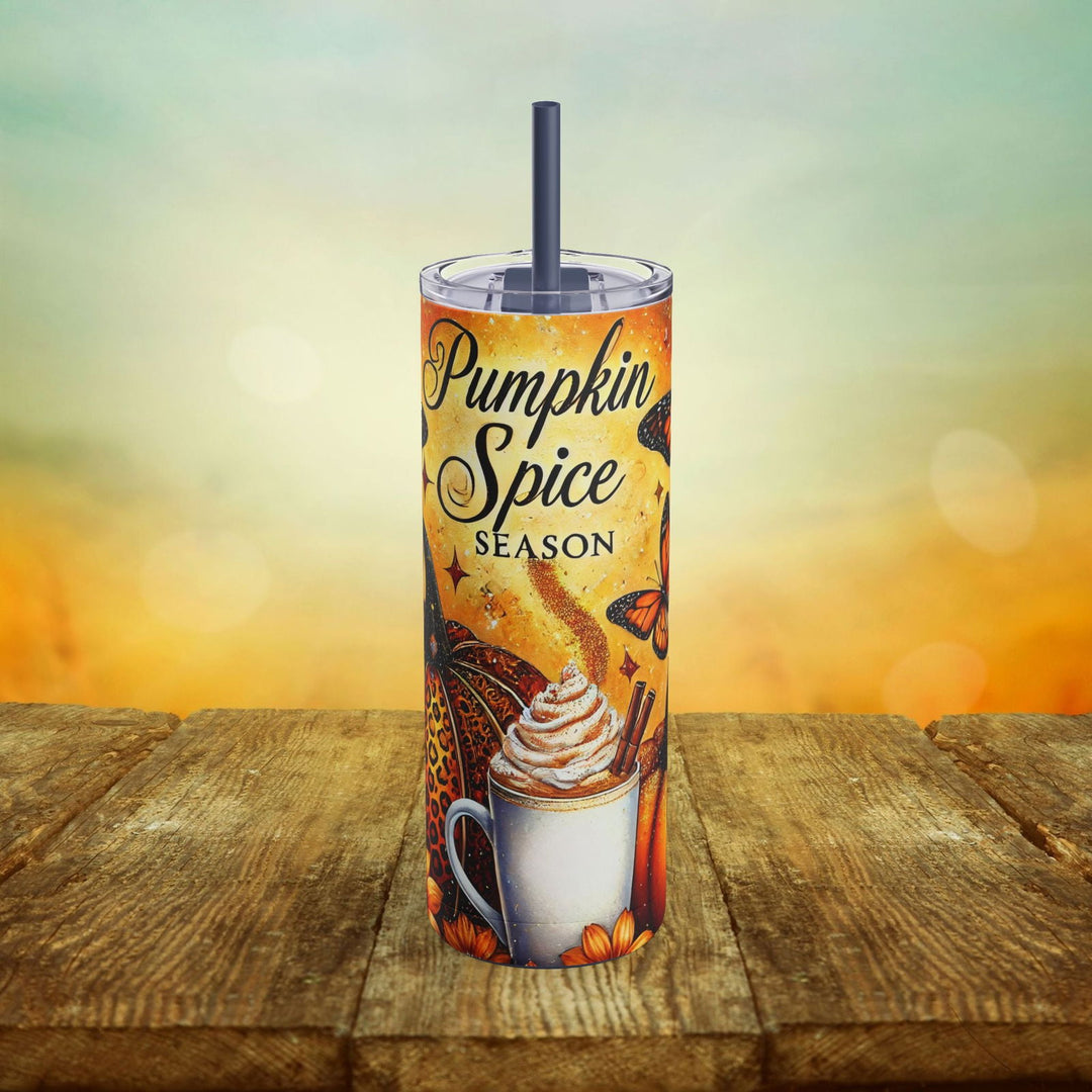 Pumpkin Spice Season Tumbler Mug Printify