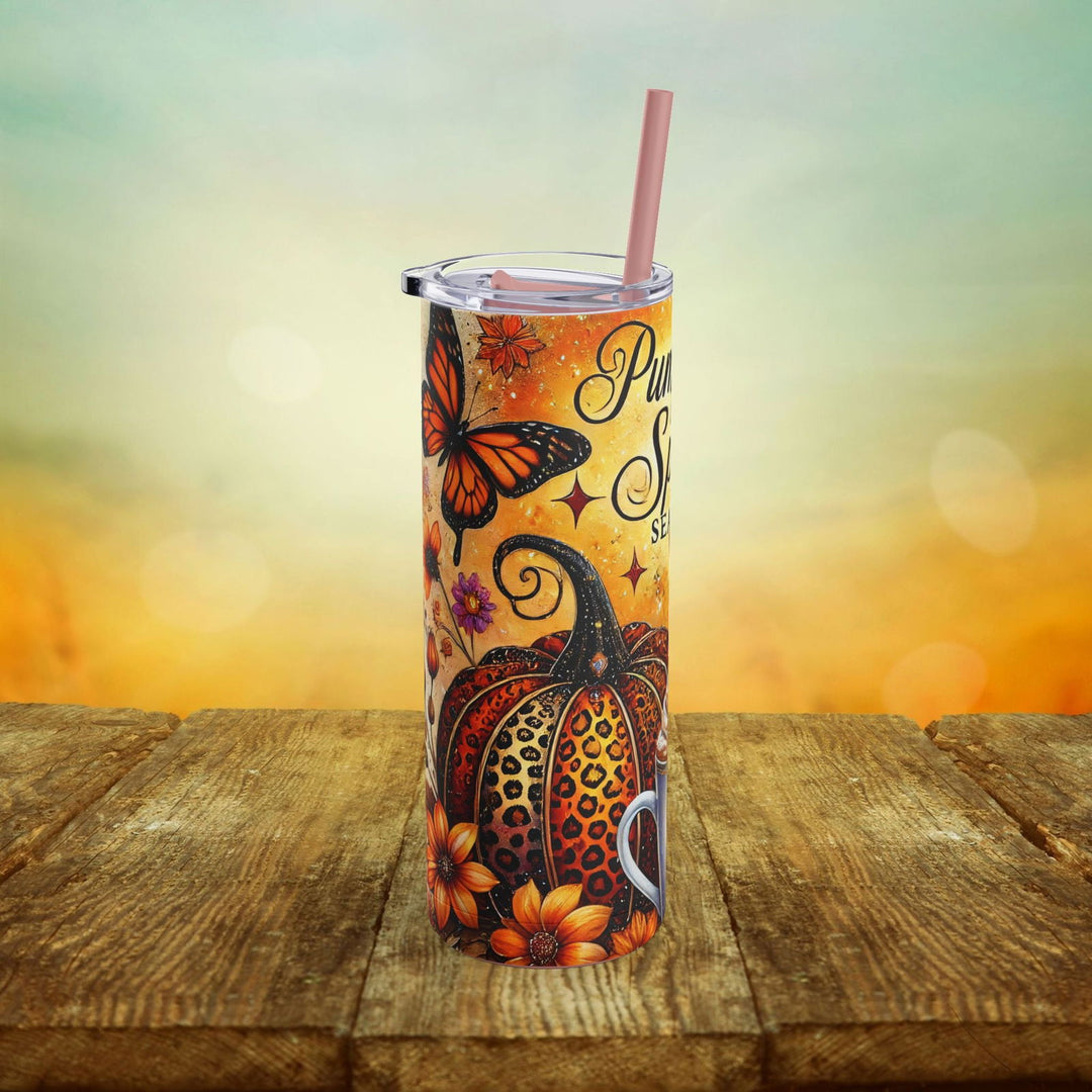 Pumpkin Spice Season Tumbler Mug Printify